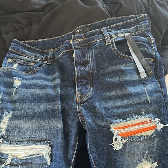 AMIRI Dark Blue Denim Jeans